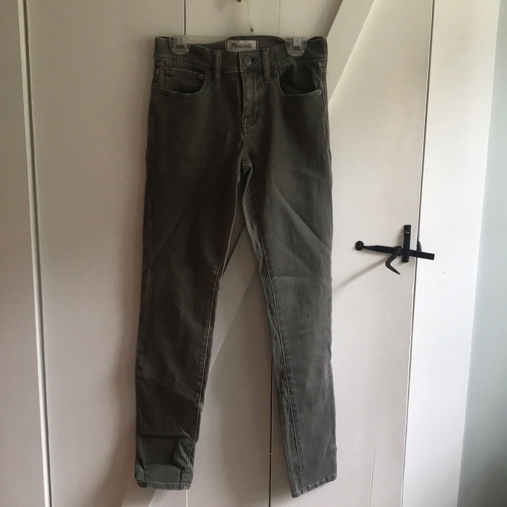 Madewell olive/green Skinny Skinny 24